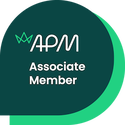 Icon of the Association for Project Management showing that Derek Philip Xu is an associate member.