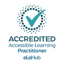 Accredited Accessible Learning Practitioner by the eLaHub